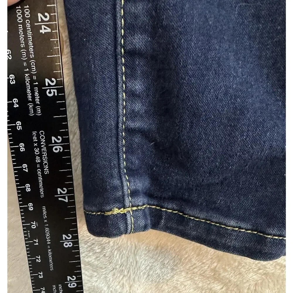 Women's Michael Kors Izzy Skinny Dark Wash Mid Rise Jeans Size 6